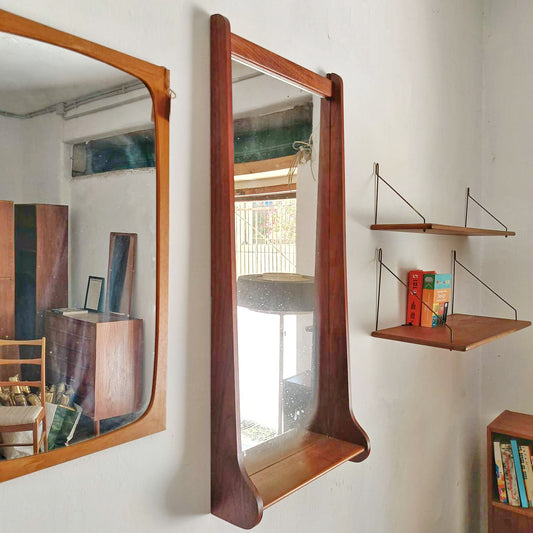 Specchio Pedersen&Hansen vintage design danese anni 50 | 108cm