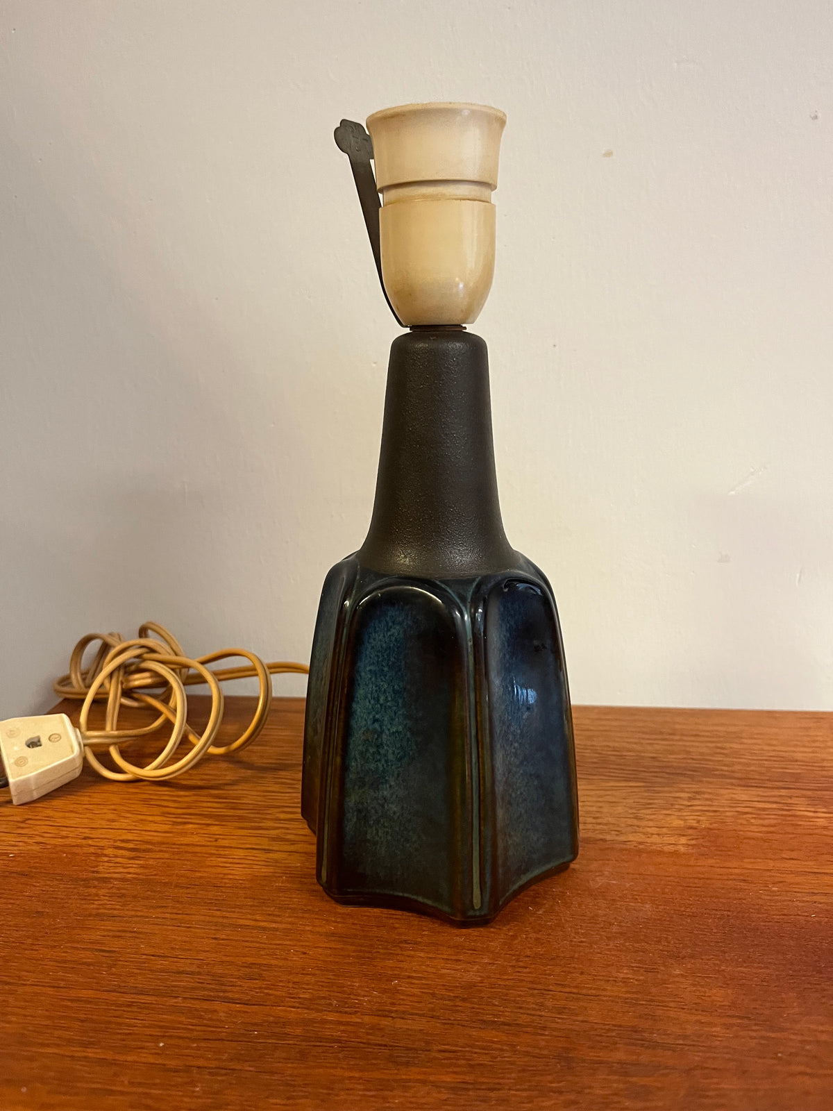 Lampada da tavolo Soholm blu design danese anni 50/60 | fz9685