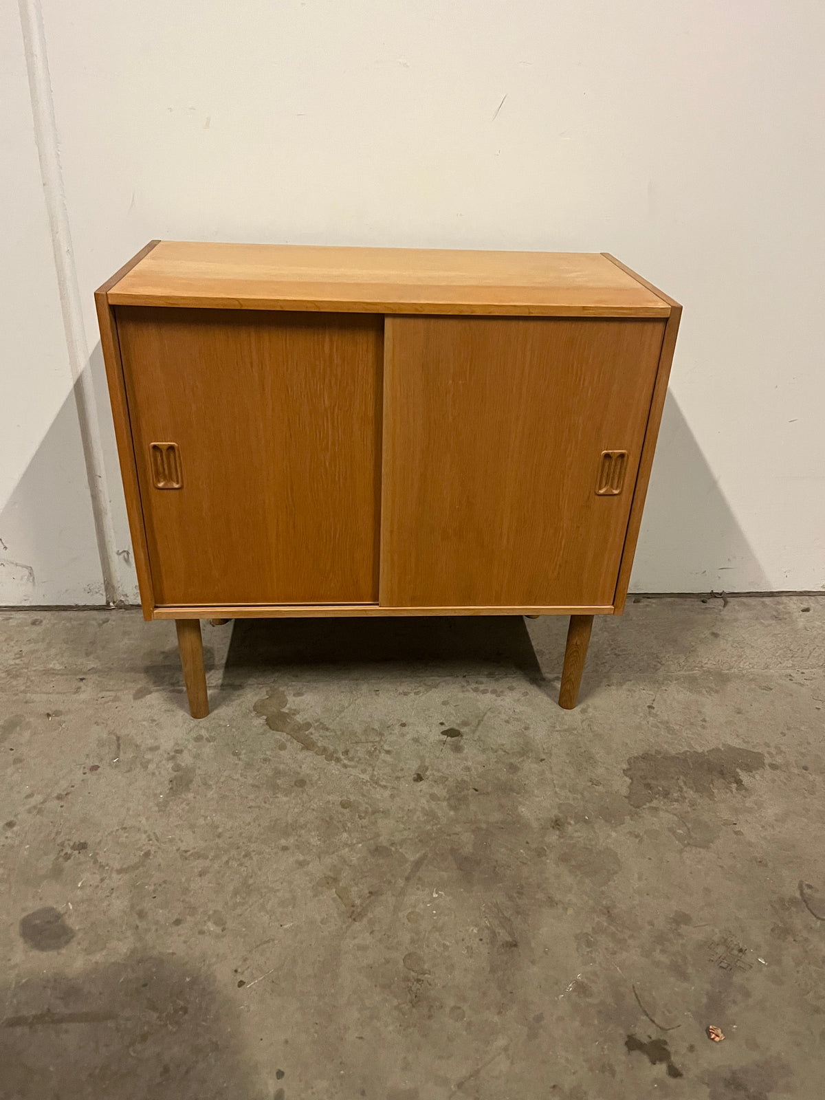 Sideboard in quercia 87cm design svedese vintage 1960 | fz9363