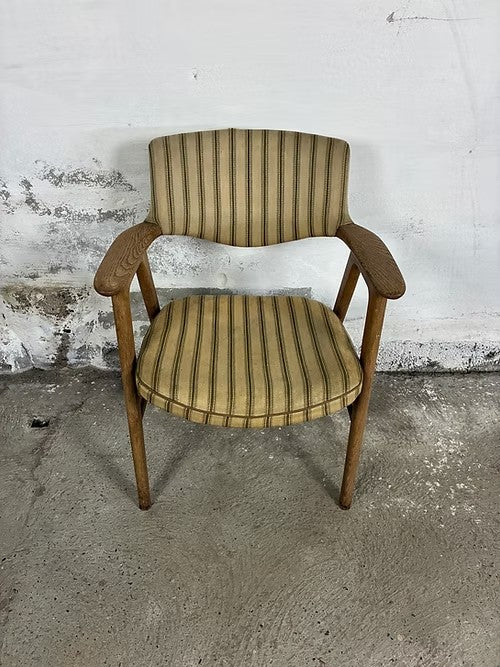 Poltroncina Erik Kirkegaard vintage quercia design danese anni 50 | ck2054