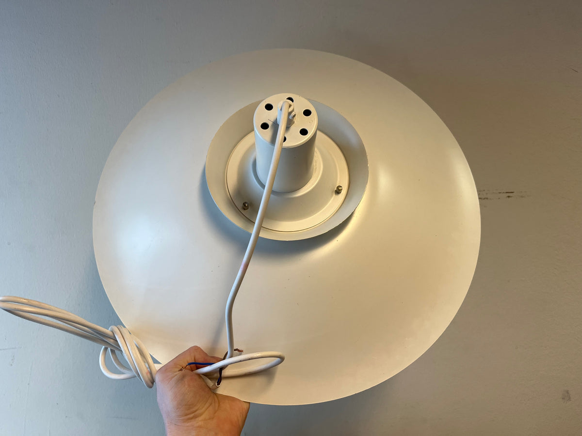 Lampada a sospensione bianca danimarca anni 60/70 | fz9549