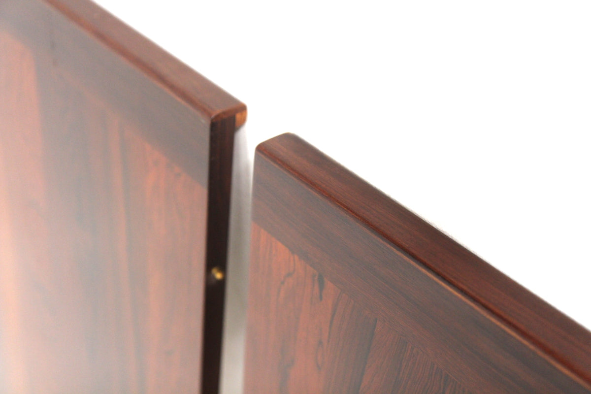 Tavolo tondo palissandro Rimbo design svedese vintage anni 50 | sw27778