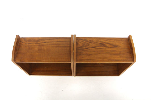 Comodini coppia - mensole design svedese vintage anni 50 teak | sw27944