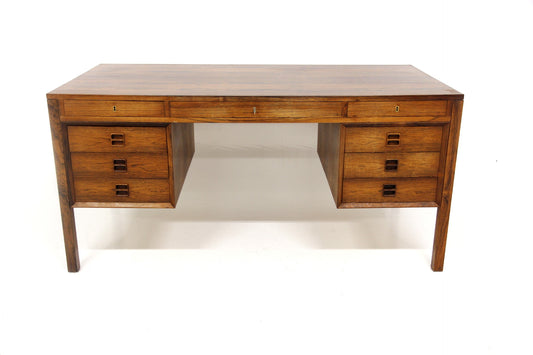 Scrivania design svedese palissandro vintage anni 60 | sw28273