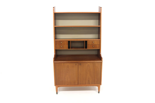 Libreria cassettiera design danese 1950 mogano | sw28791