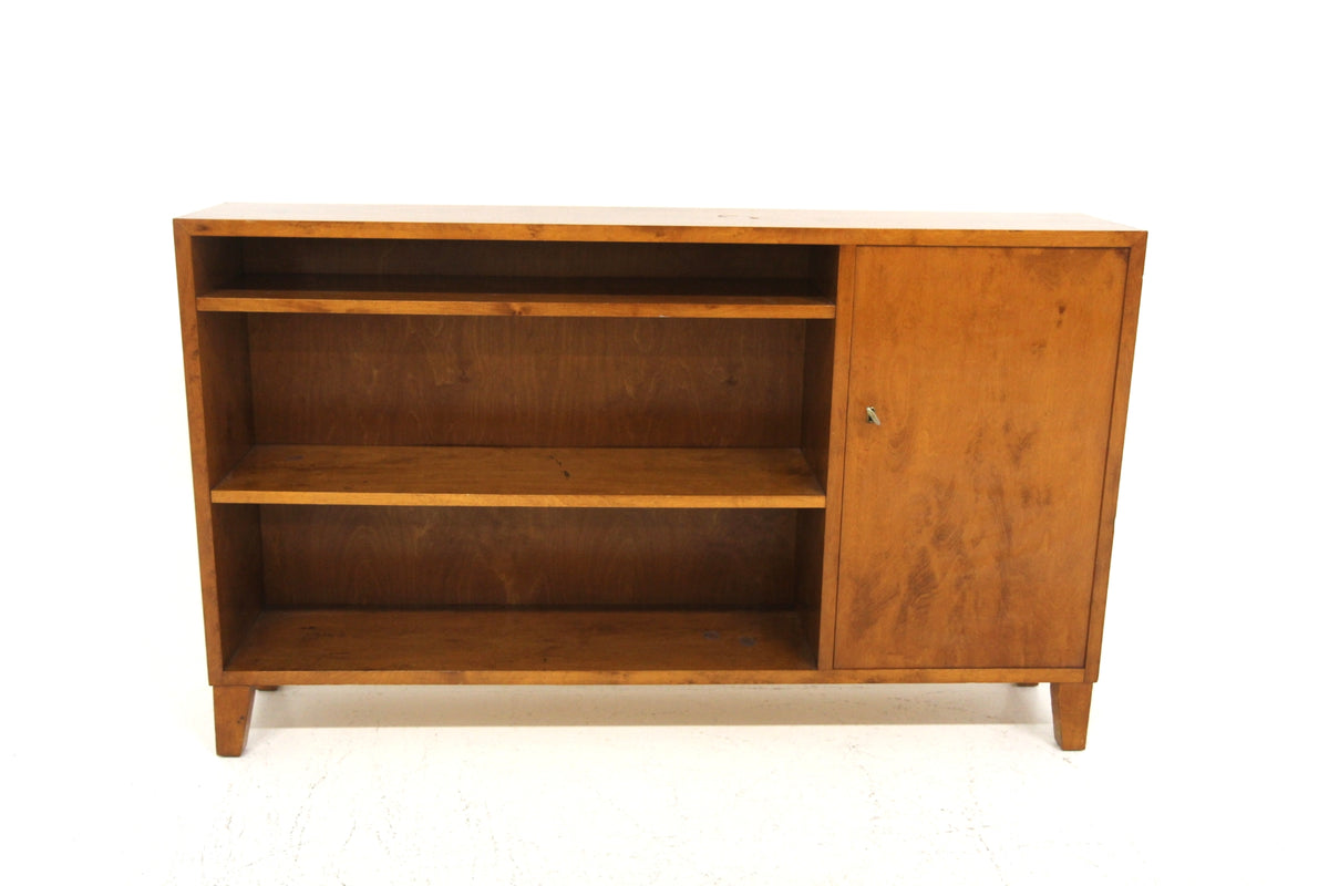 Libreria bassa 125cm betulla svedese anni 30 | sw29073