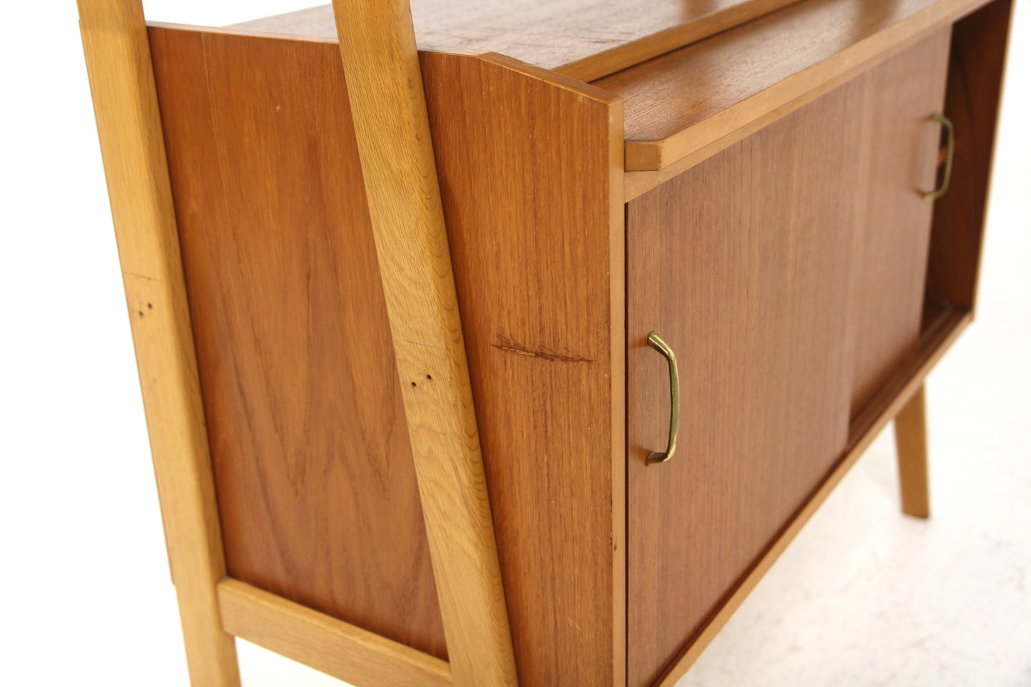 Libreria teak quercia design danese vintage anni 50 | sw29114