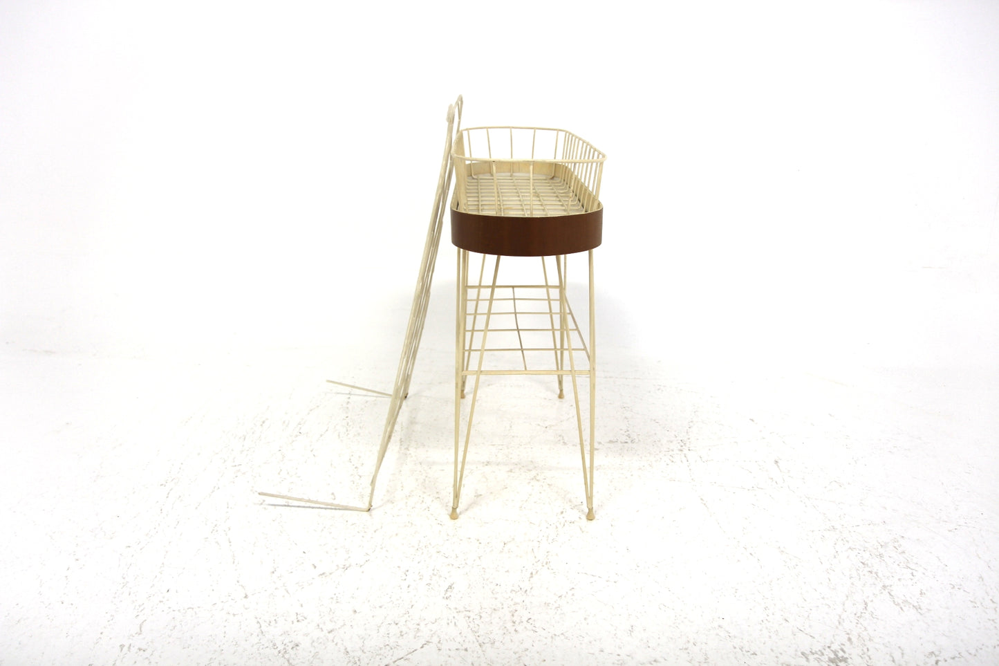 Fioriera mogano design svedese vintage anni 50 | sw29139