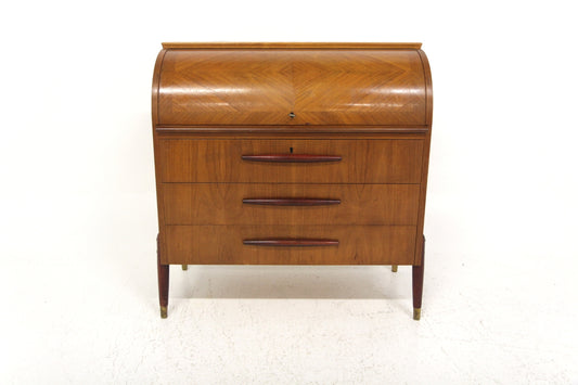 Scrittoio tondo Bröderna Gustafssons Träindustri design svedese anni 50 | sw29174