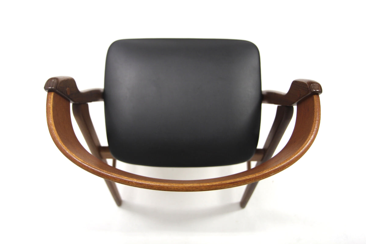 4 Sedie "Model 71" Henning Kjaernulf design danese vintage anni 50 | sw29361