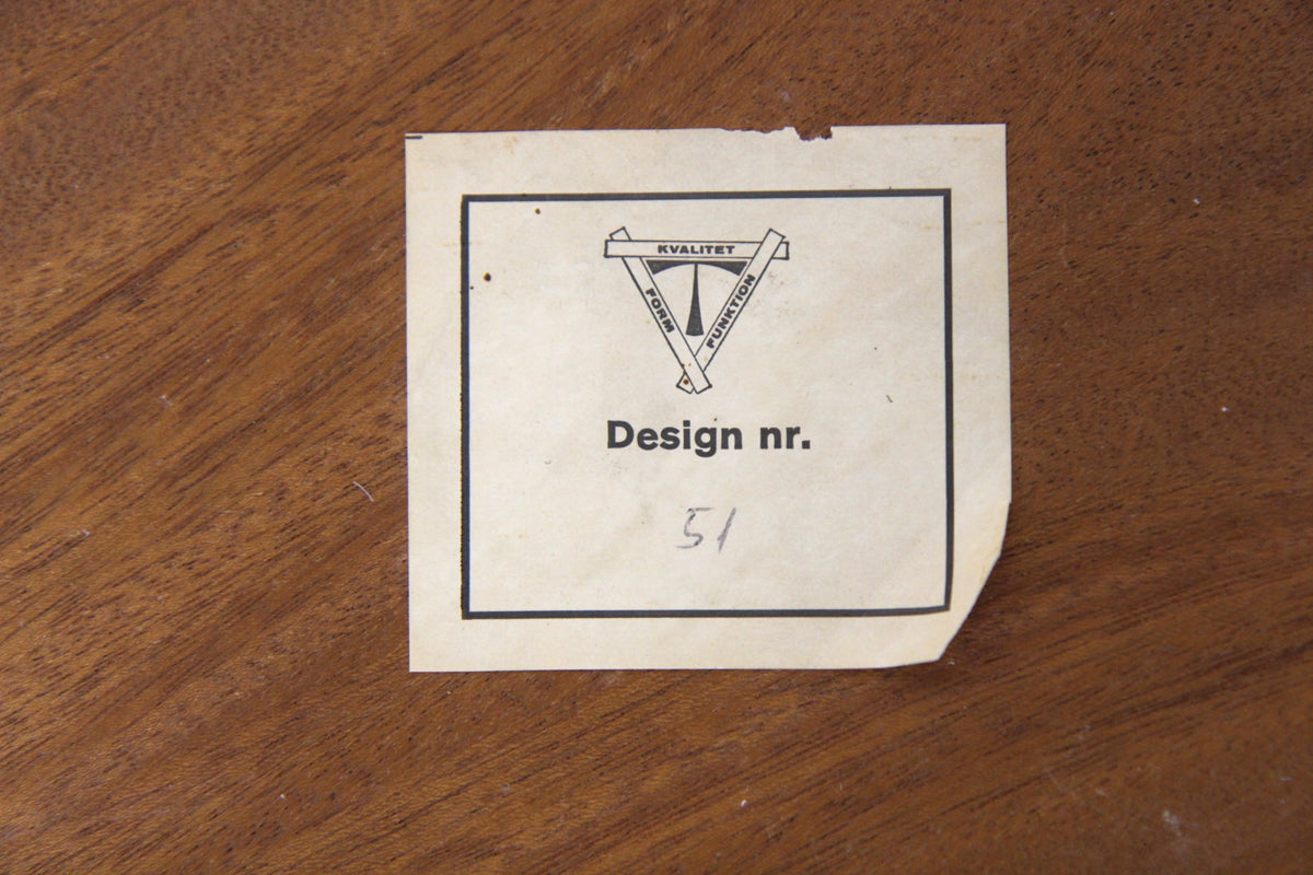 Tavolini tris design danese vintage anni 60 | sw29501