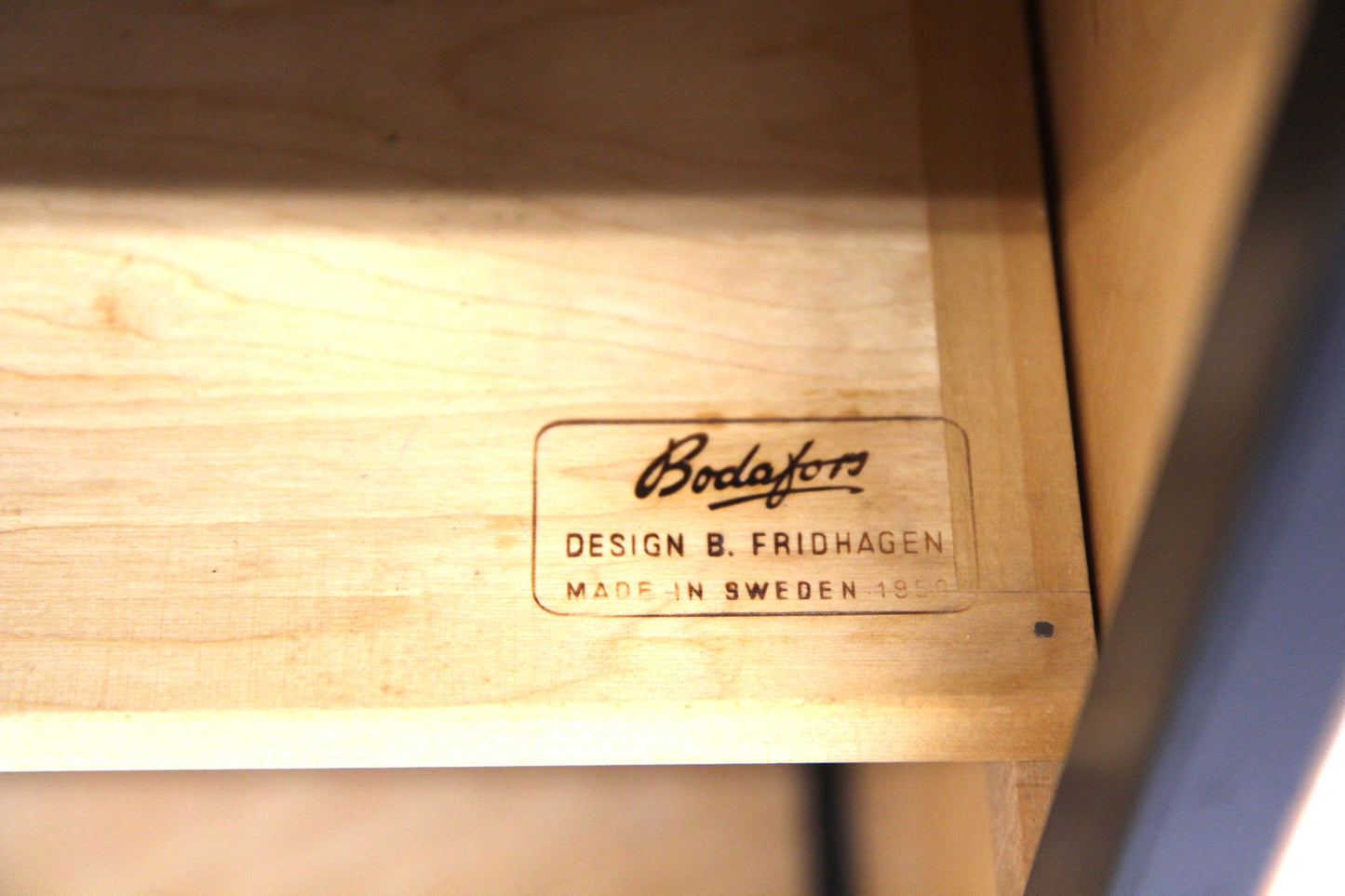 Libreria Bertil Fridhagen design svedese 1950 | sw29519