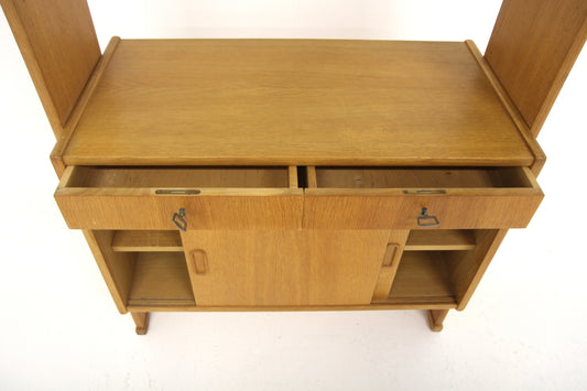 Libreria 84x190 quercia design danese 1960 | sw29608