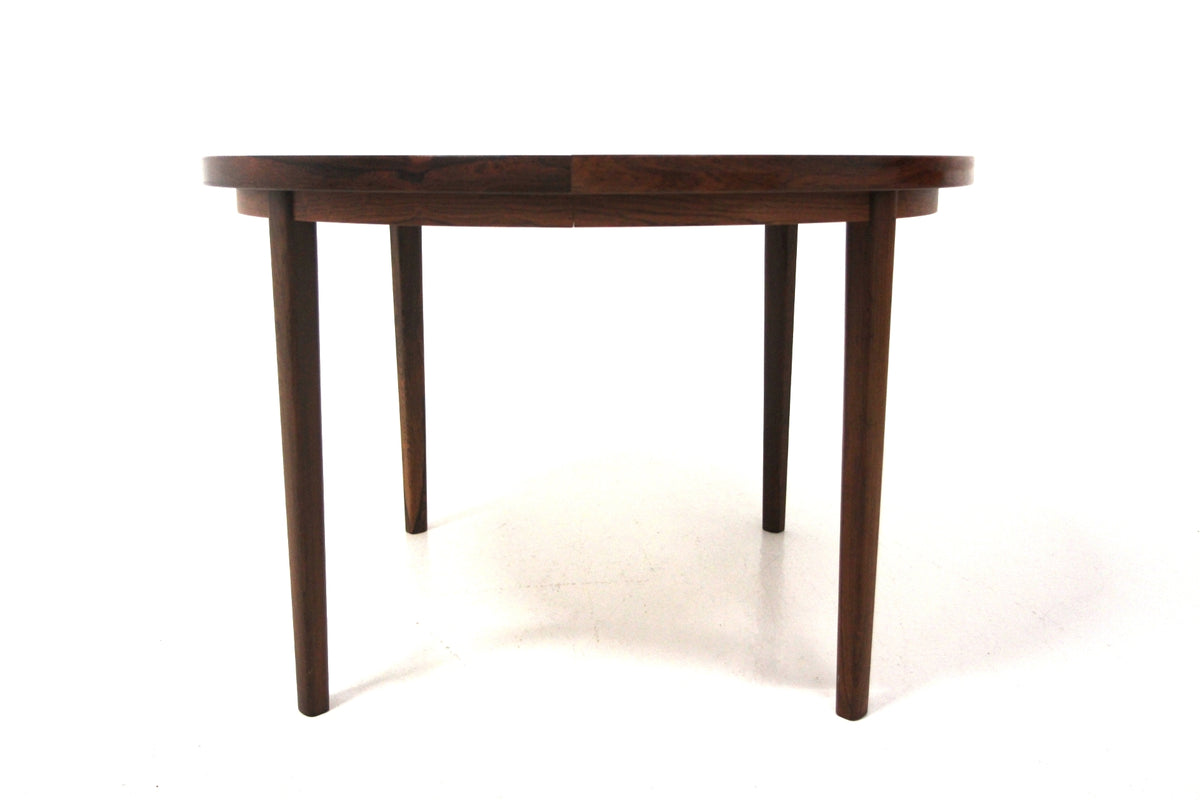 Tavolo rotondo Ø110 palissandro svedese vintage 1960 | sw29653