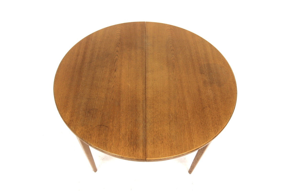 Tavolo rotondo Carl Malmsten design vintage svedese anni 60 | sw29714