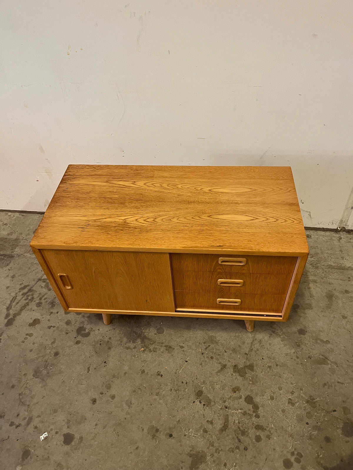 Sideboard in quercia 80cm design danese vintage 1950 | fz9142