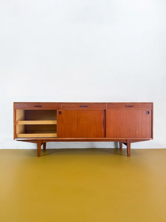 Sideboard Danese Teak 200cm Anni 50 Ante Scorrevoli | 200cm | 91vnt4