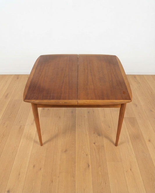 Tavolo Svedese Vintage 1950 Quadrato Teak e Quercia | Ø100 | 100sw29600
