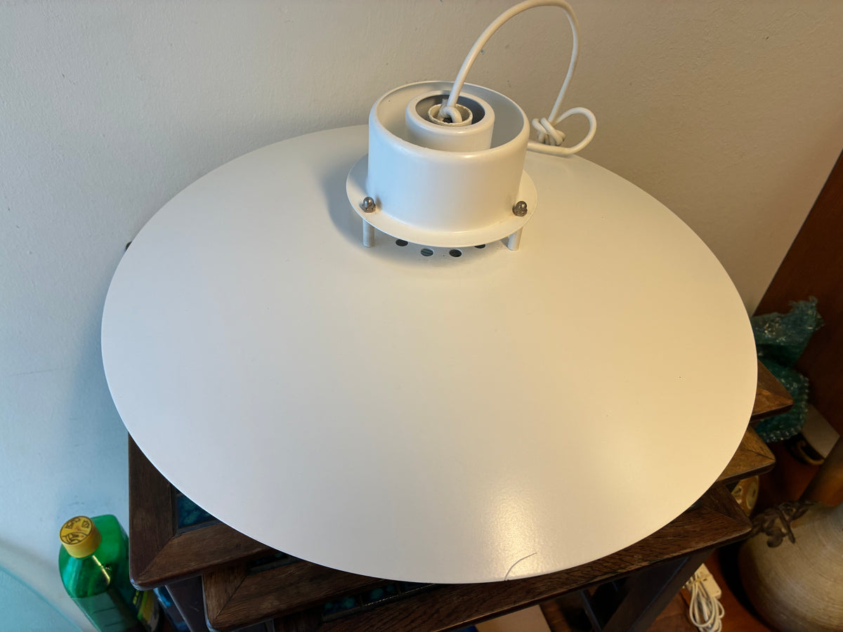Lampada a sospensione bianca danimarca anni 60/70 | fz10204