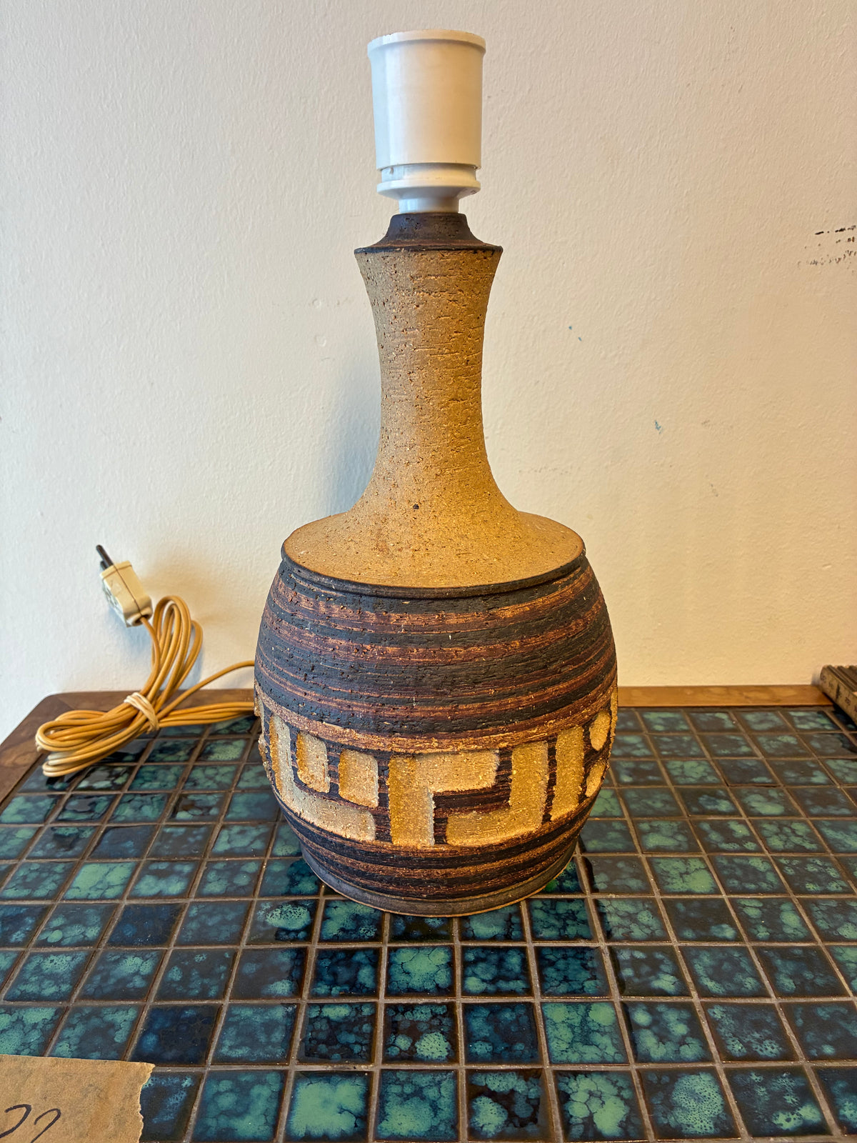 Lampada vaso da tavolo design danese anni 50/60 | fz10206