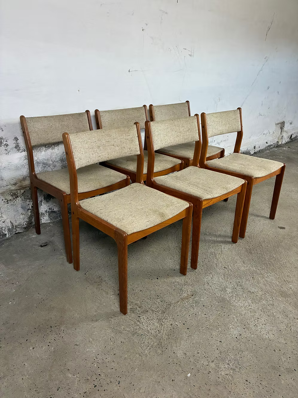 Set 6 sedie teak design danese vintage | ck2334