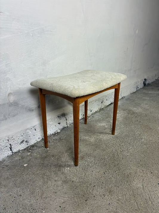 Poggiapiedi quercia design danese vintage anni 60 | ck2436