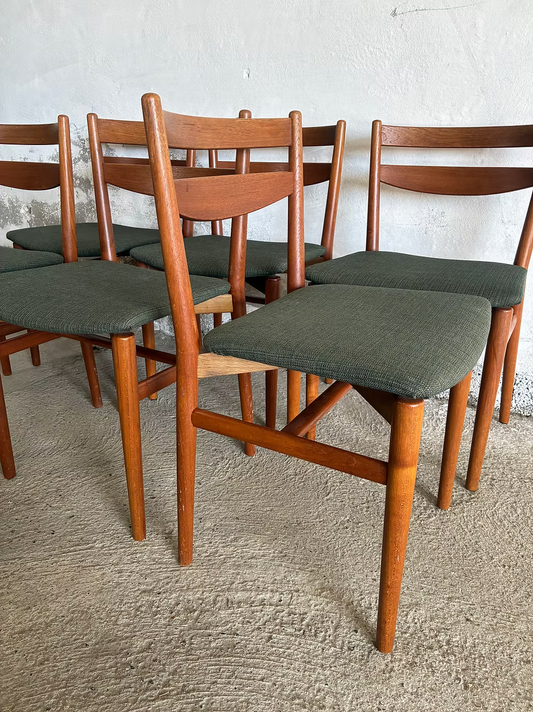 Set 6 sedie teak design danese vintage | ck2350