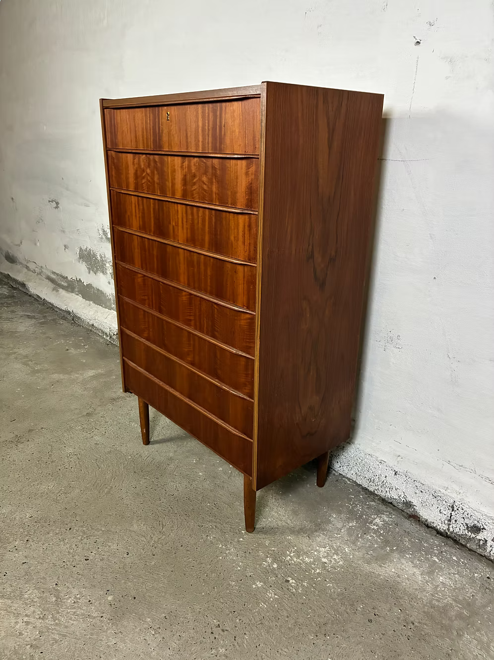 Cassettiera 8 cassetti danese anni 50 teak | ck2250
