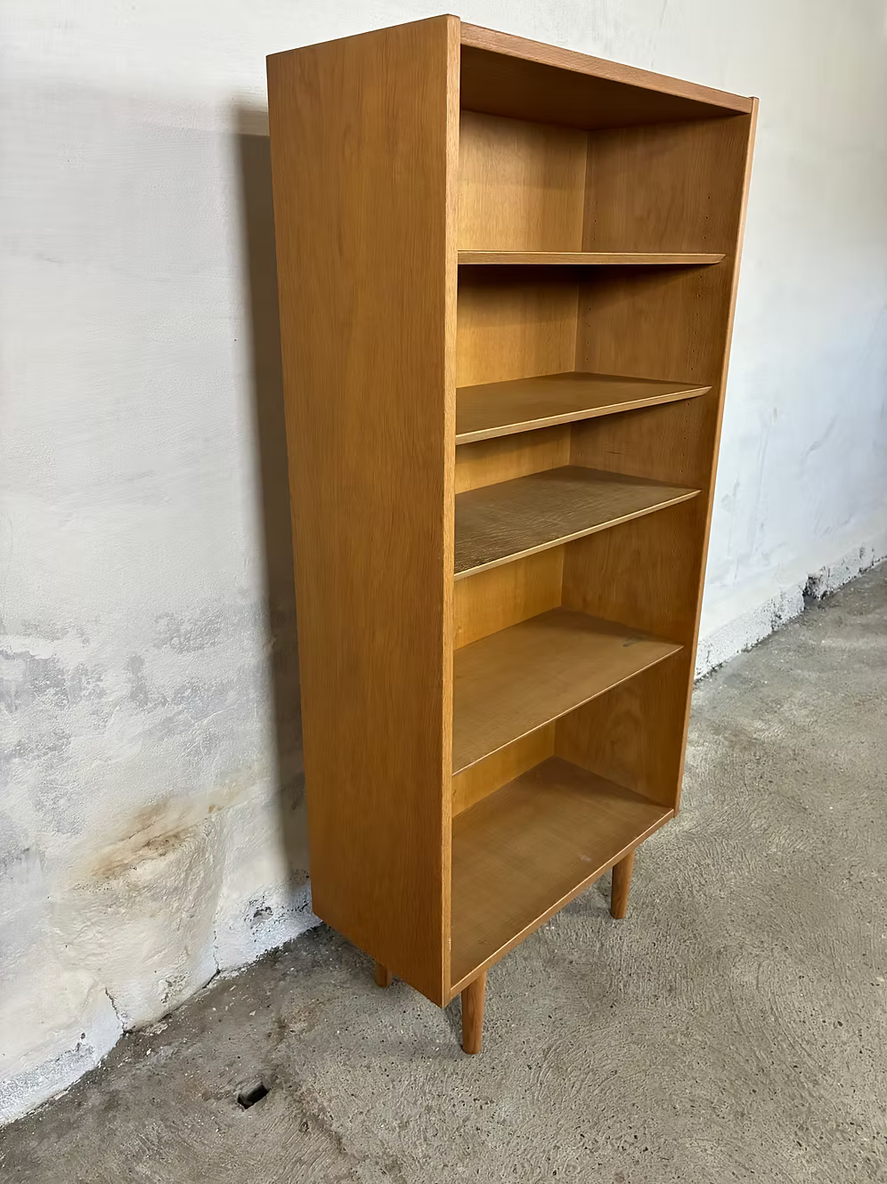 Libreria quercia 70x149 design danese anni 50 | ck2473