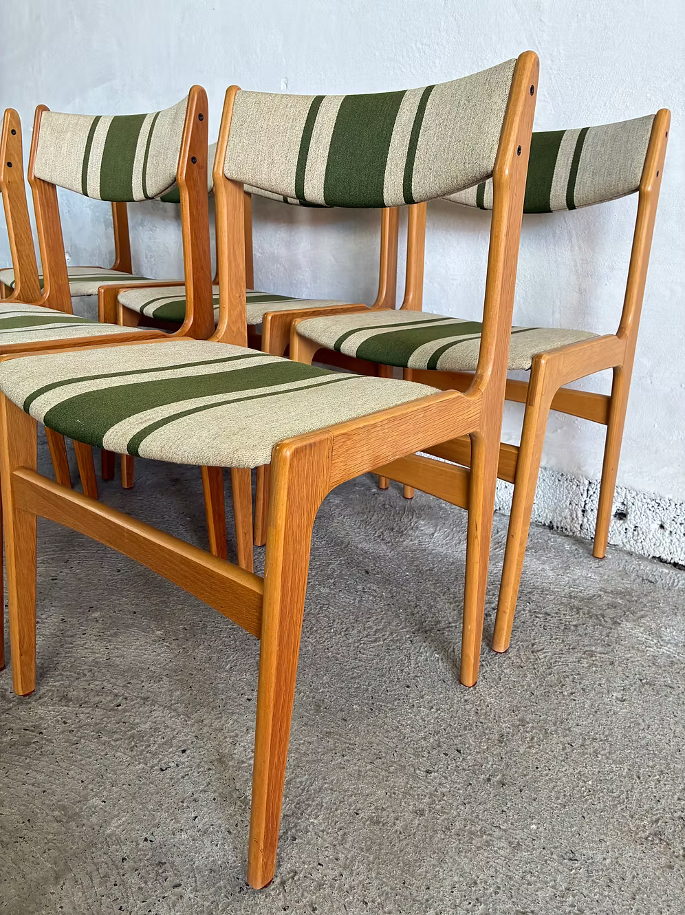 Set 6 sedie Erik Buch design danese vintage | ck2357