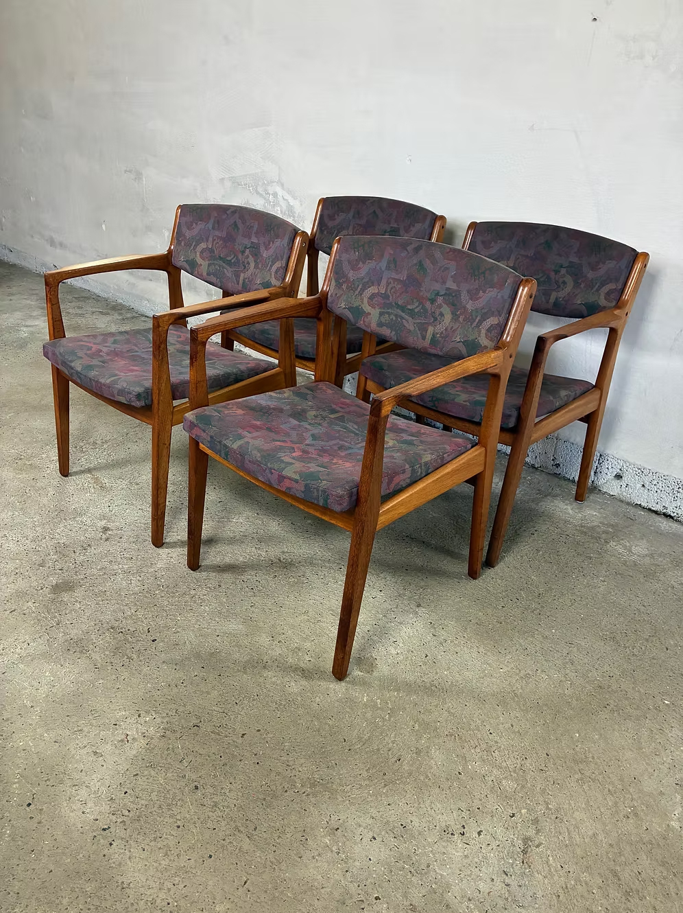 Set 4 poltroncine Erik Buch design danese vintage | ck2417