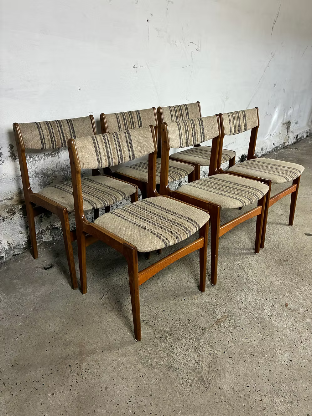 Erik Buch Set 6 sedie teak design danese vintage | ck2327