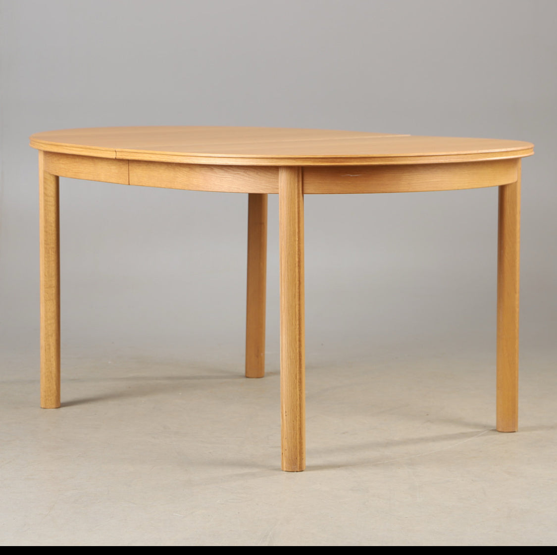 Tavolo ovale in quercia 145cm danese vintage 1960 | fz8438