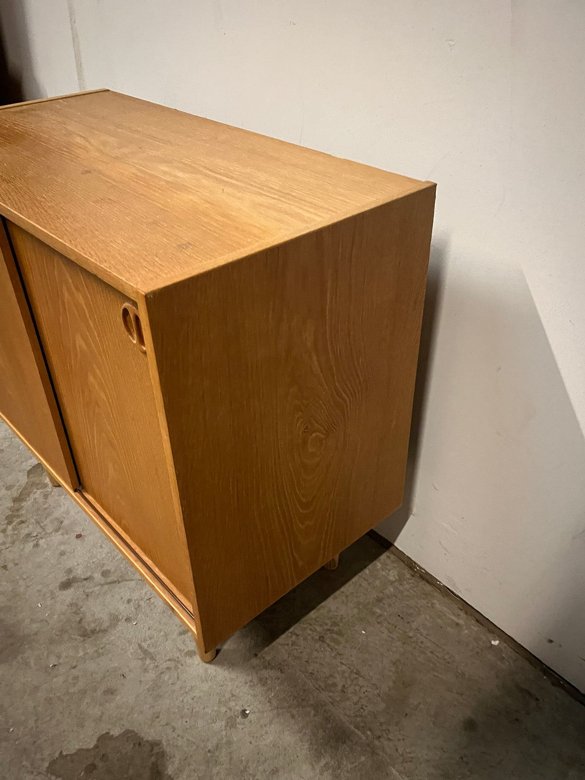 Sideboard in quercia 80cm design svedese vintage 1950/60 | fz9179