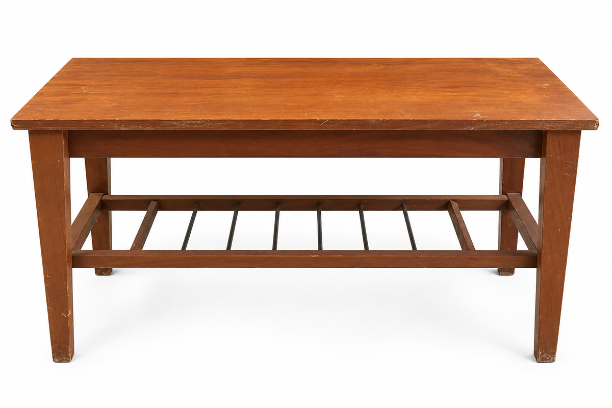 Tavolino teak design svedese vintage anni 60 | fz10861