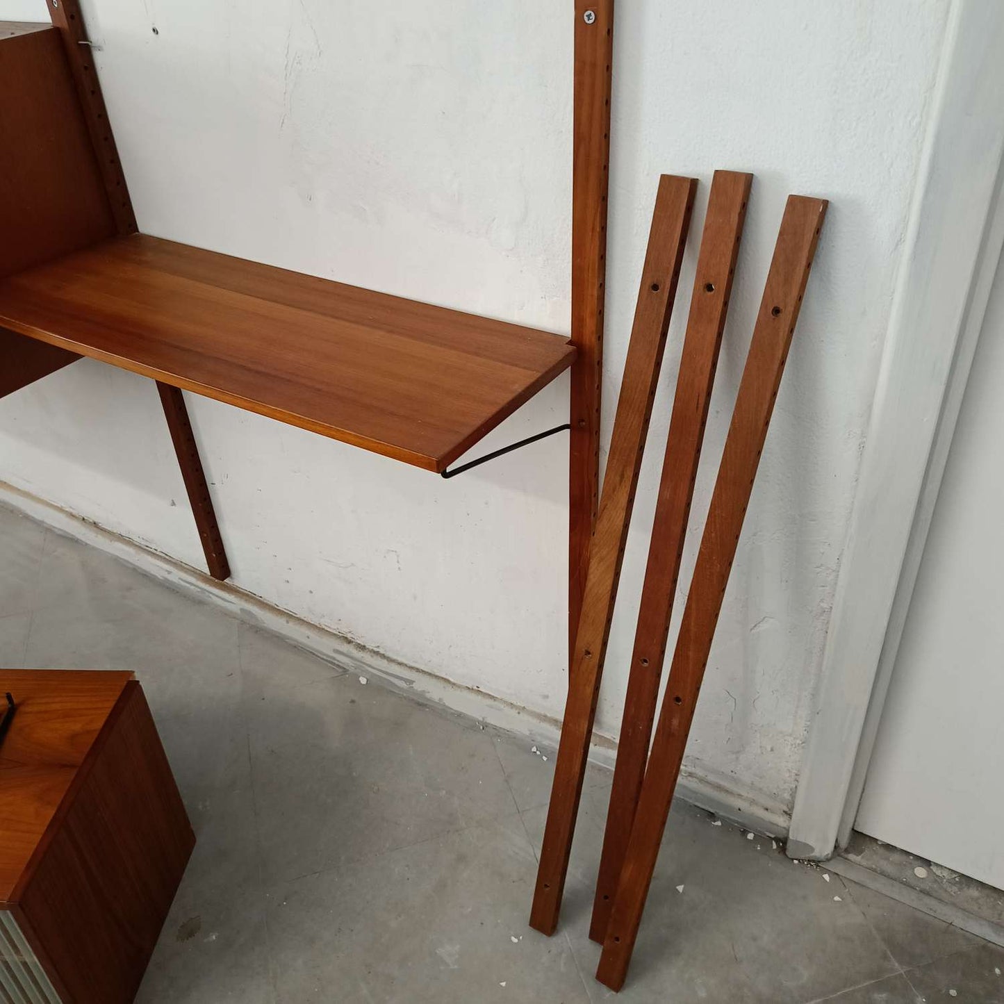 Libreria Poul Cadovious Modulare Vintage Danese Teak Anni '60 | Parete Attrezzata