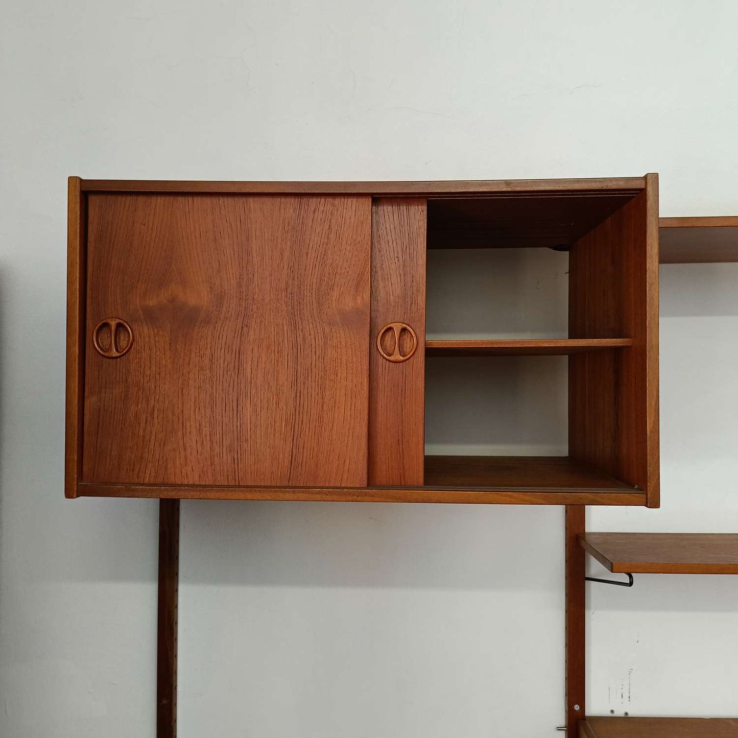 Libreria Poul Cadovious Modulare Vintage Danese Teak Anni '60 | Parete Attrezzata