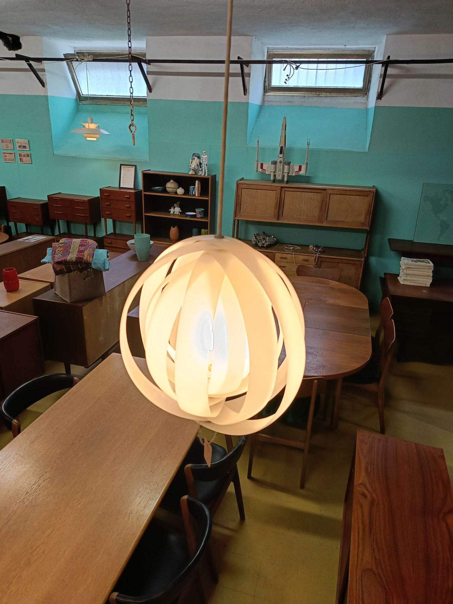 Lampadario Sospensione Moon | Verner Panton Danese Anni '60