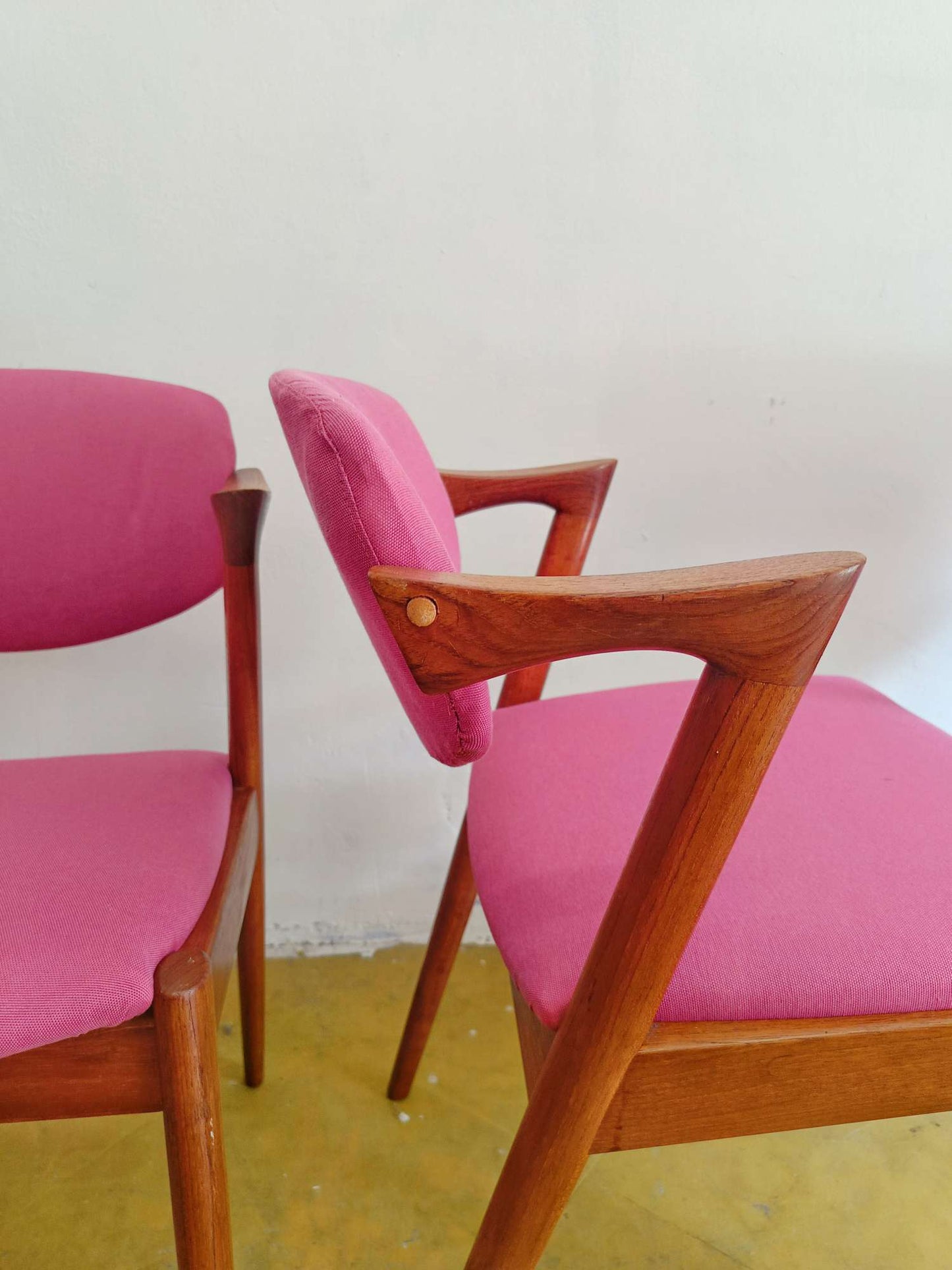Dettaglio configurazione a Z sedia Kai Kristiansen Model Z design iconico