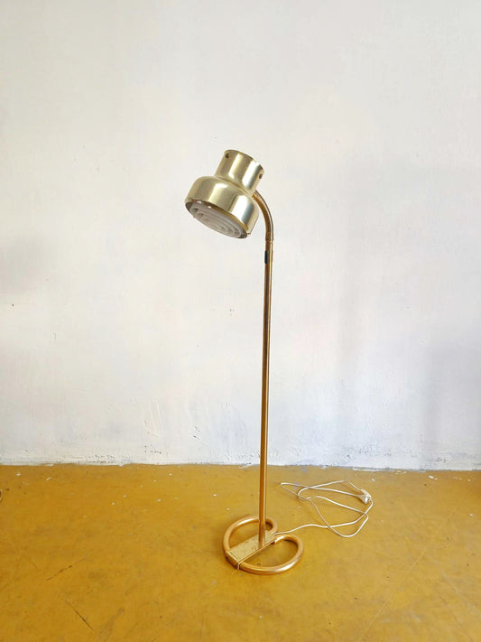 Lampada terra Bumling Anders Pehrson Atelié Lyktan vintage anni 60 ottone restaurata