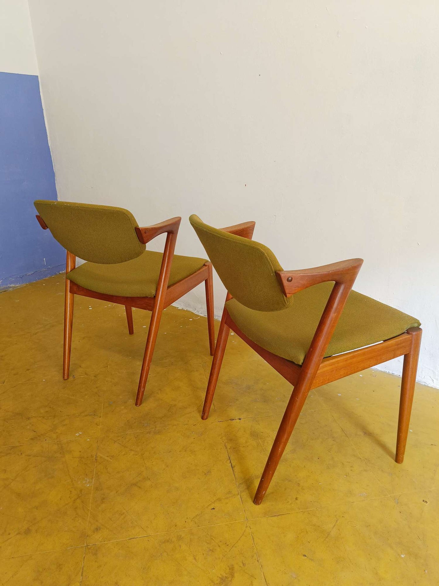 Seduta imbottita sedia Kai Kristiansen forme morbide comfort