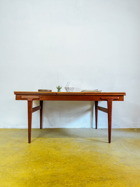 Tavolo Allungabile Teak Ejvind A. Johansson 160-280cm | Vintage Danese Anni 50