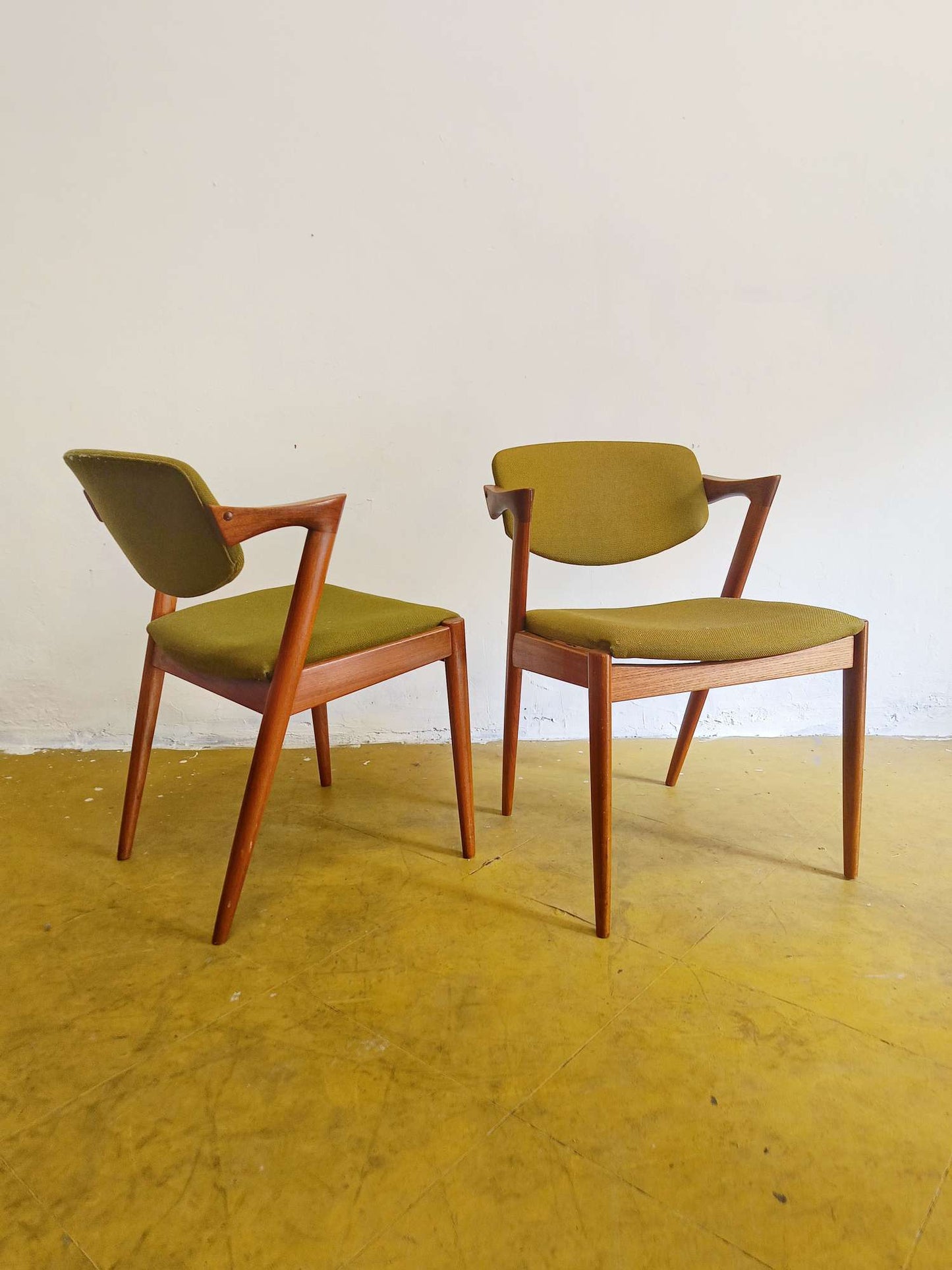 Vista prospettica sedia Kai Kristiansen Model Z design iconico riconoscibil