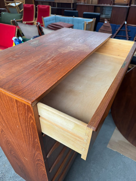 Cassettiera 6 cassetti | Danese Anni '60 teak | 100st62