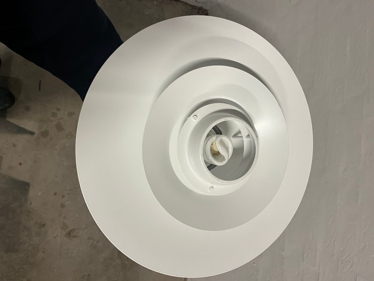 Lampada a sospensione bianca danimarca anni 60/70 | fz9388