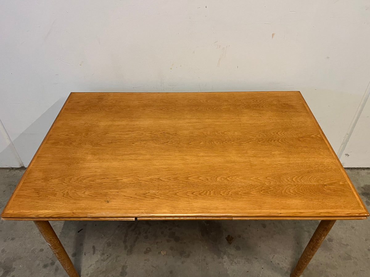 Tavolo rettangolare in quercia 135cm danese vintage 1960 | fz9912