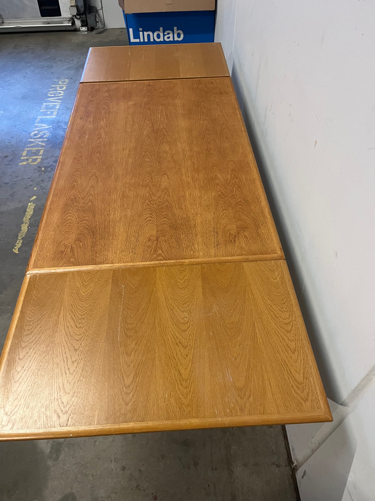 Tavolo rettangolare in quercia 135cm danese vintage 1960 | fz9912