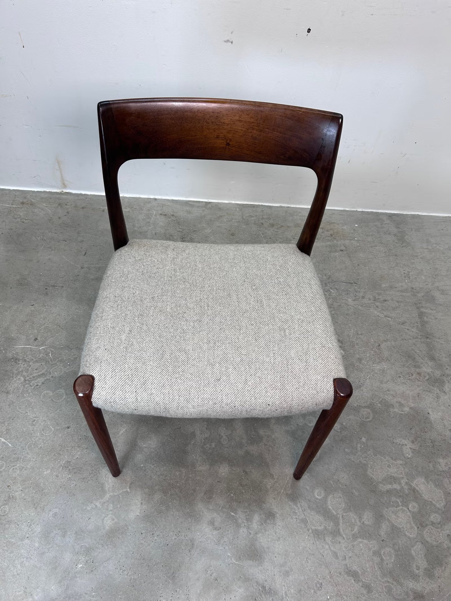 Sedia model 71 N.O. Møller design svedese vintage anni 60 | nr10650