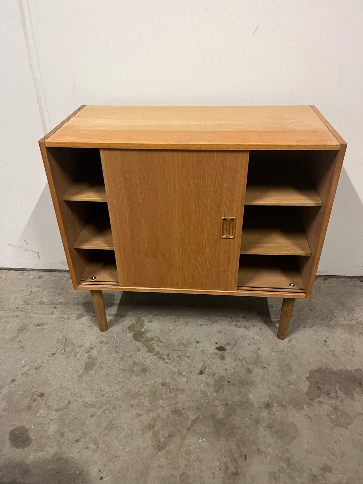 Sideboard in quercia 87cm design svedese vintage 1960 | fz9363