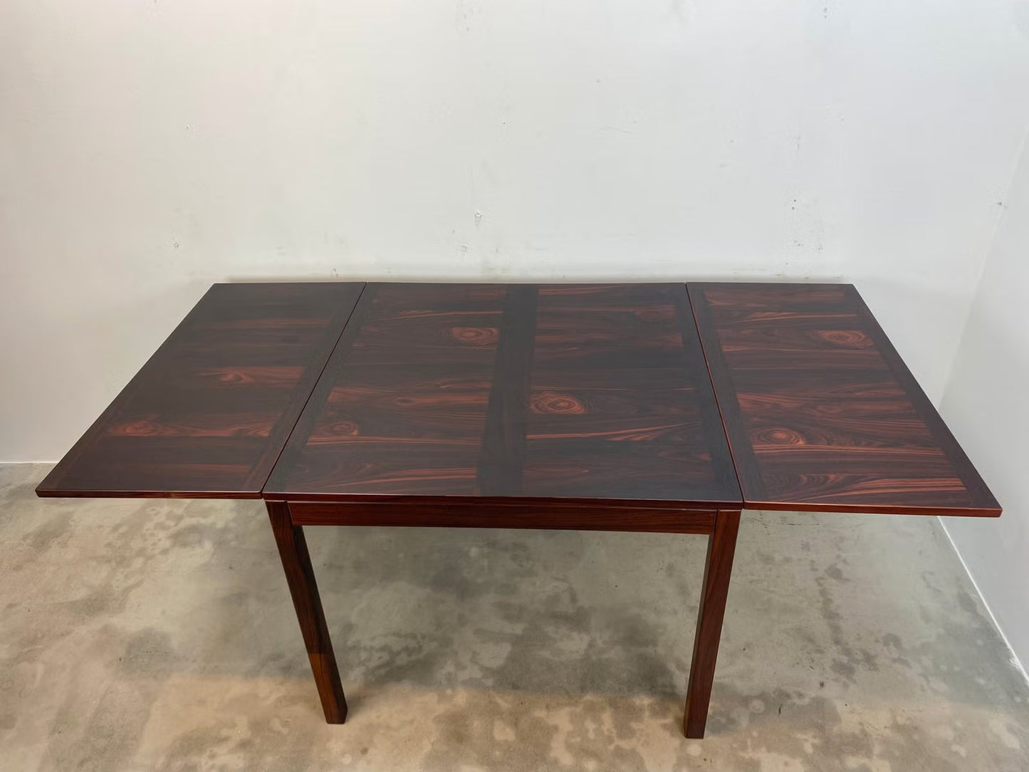 Tavolo quadrato palissandro design danese vintage 1960 | nr7012
